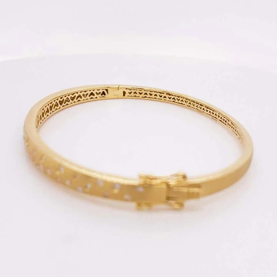 Galaxy Diamond Confetti Bangle Bracelet