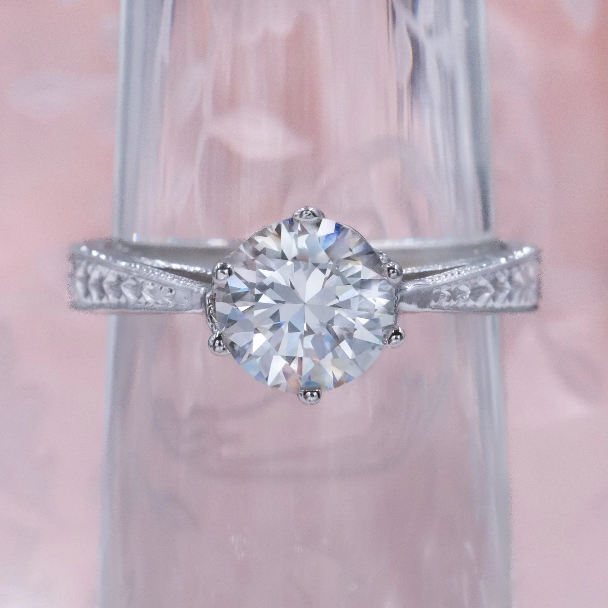 GIA-Certified 1.29 Carat Diamond Ring By Danhov