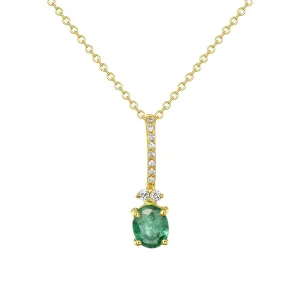 Gracie Emerald Pendant