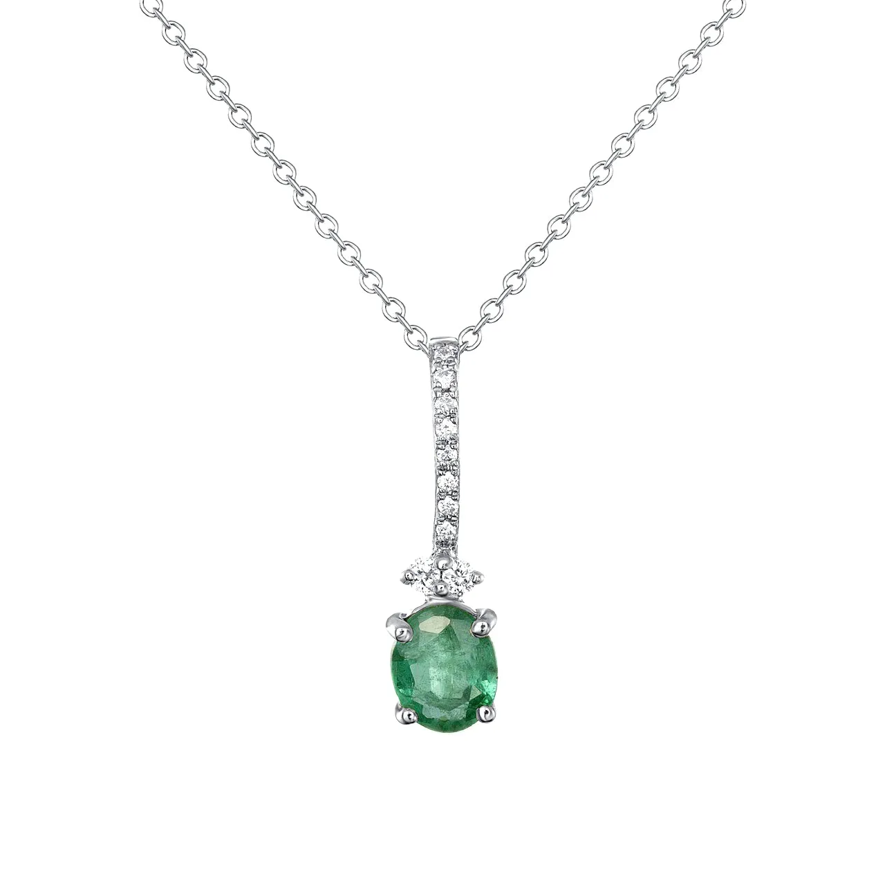 Gracie Emerald Pendant