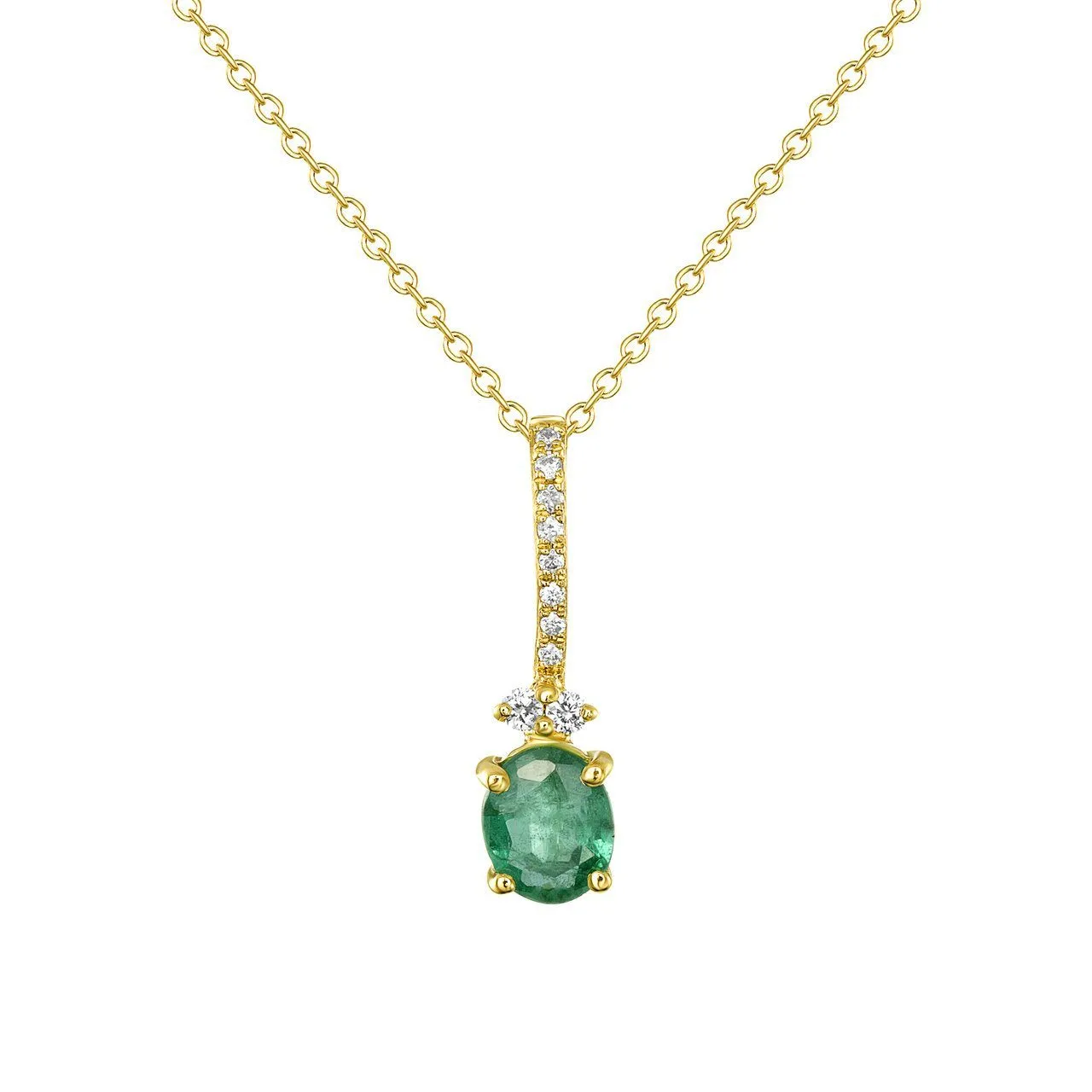 Gracie Emerald Pendant