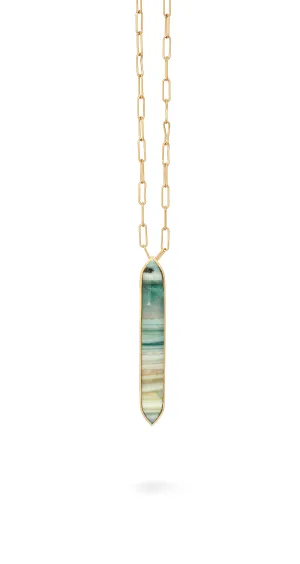 Green Jasper Goddess Necklace