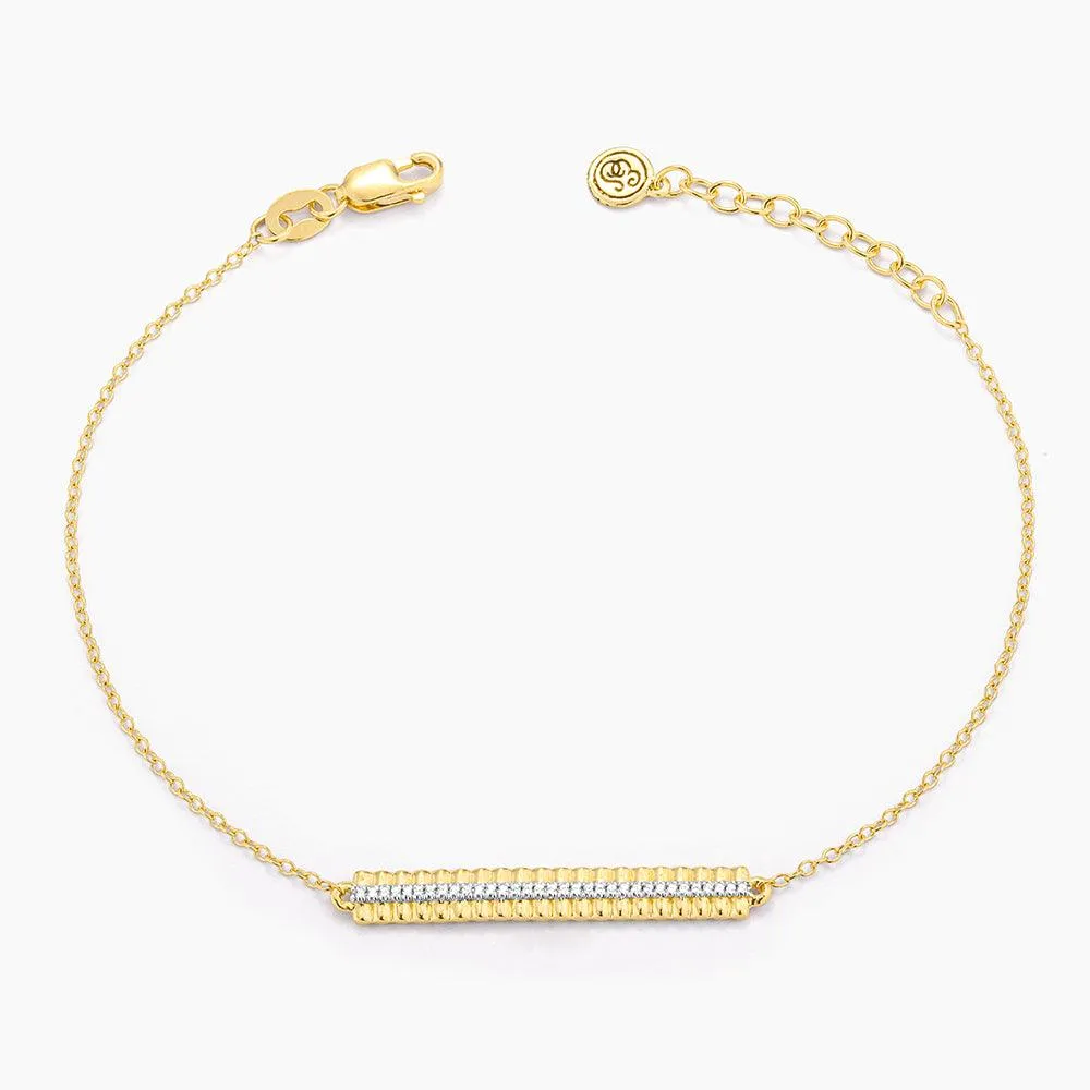 Groovy Bar Chain Bracelet