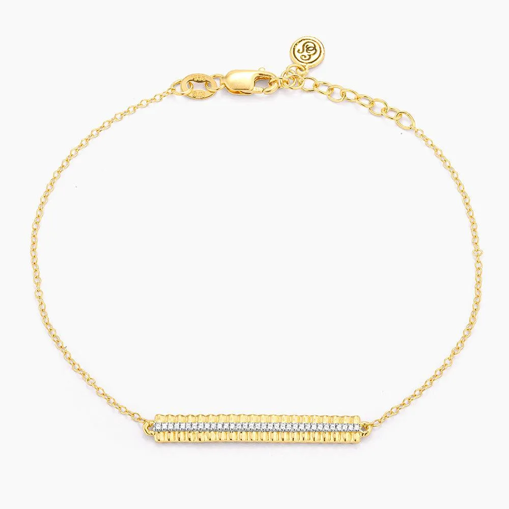 Groovy Bar Chain Bracelet