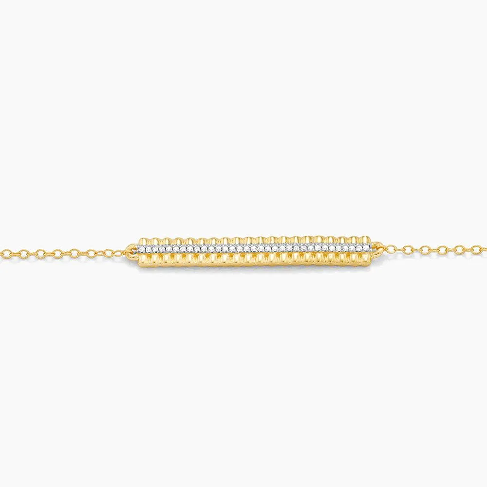 Groovy Bar Chain Bracelet