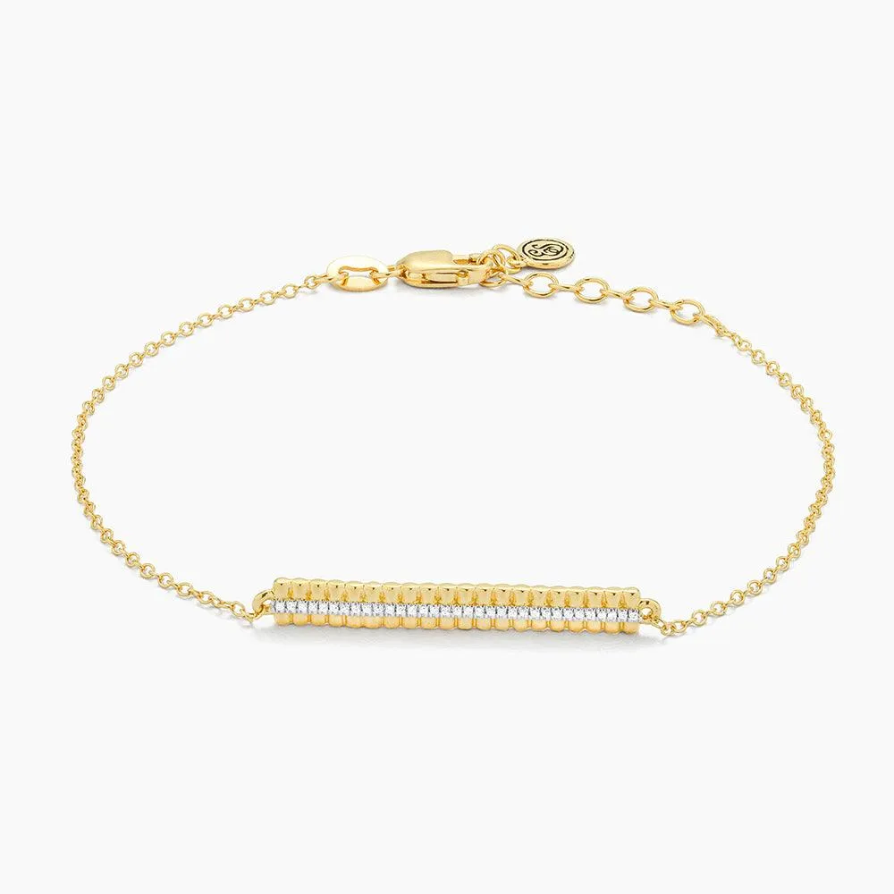 Groovy Bar Chain Bracelet