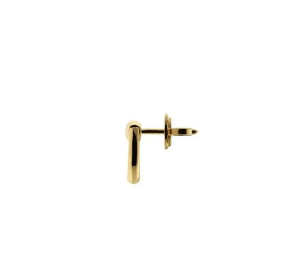 Gucci 18K Yellow Gold Horsebit Stud Earrings