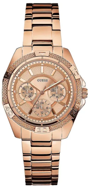 Guess Ladies Mini Phantom Rose Gold Women's Watch W0235L3