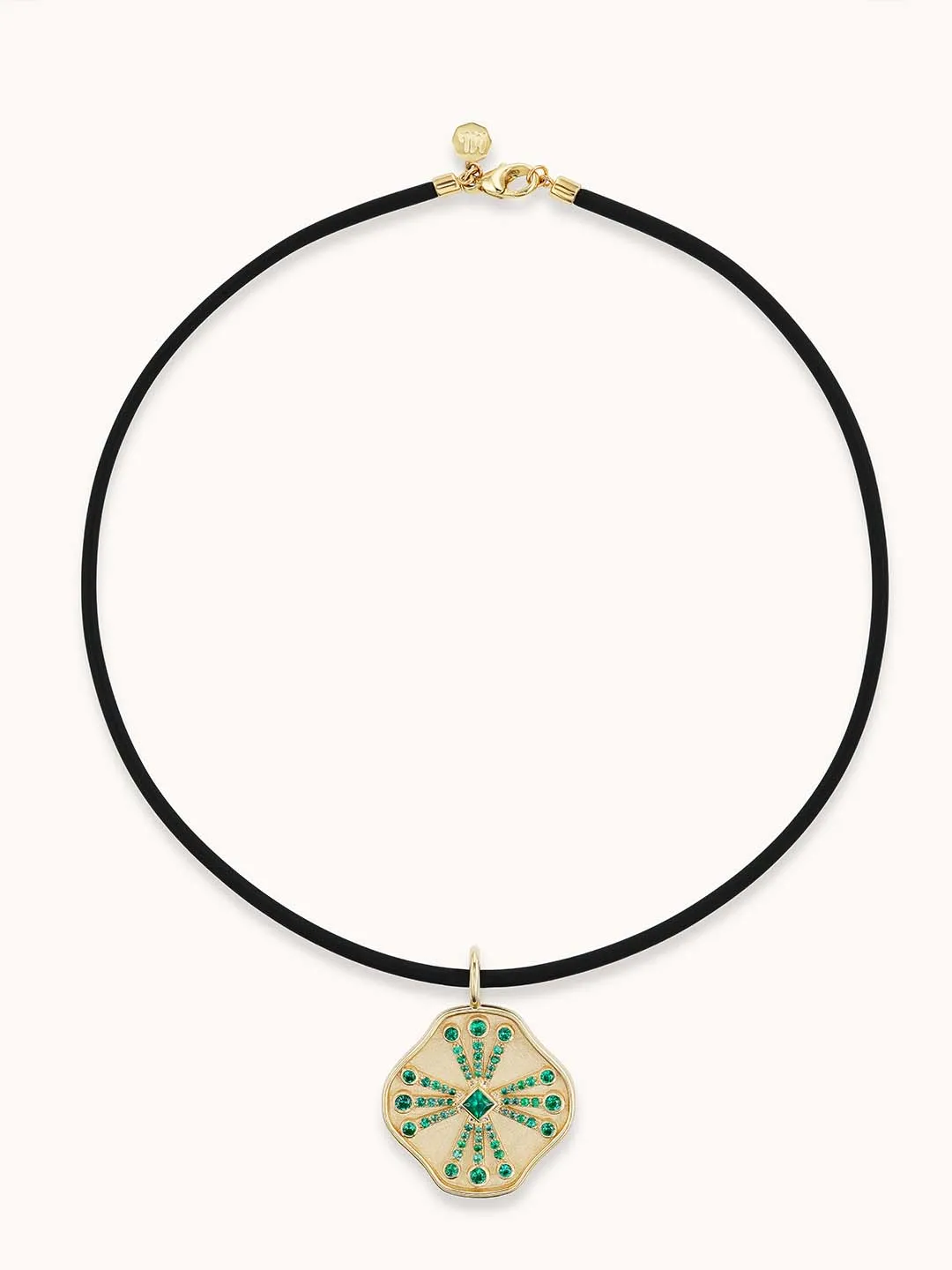 Guiding Light Emerald Cord Necklace