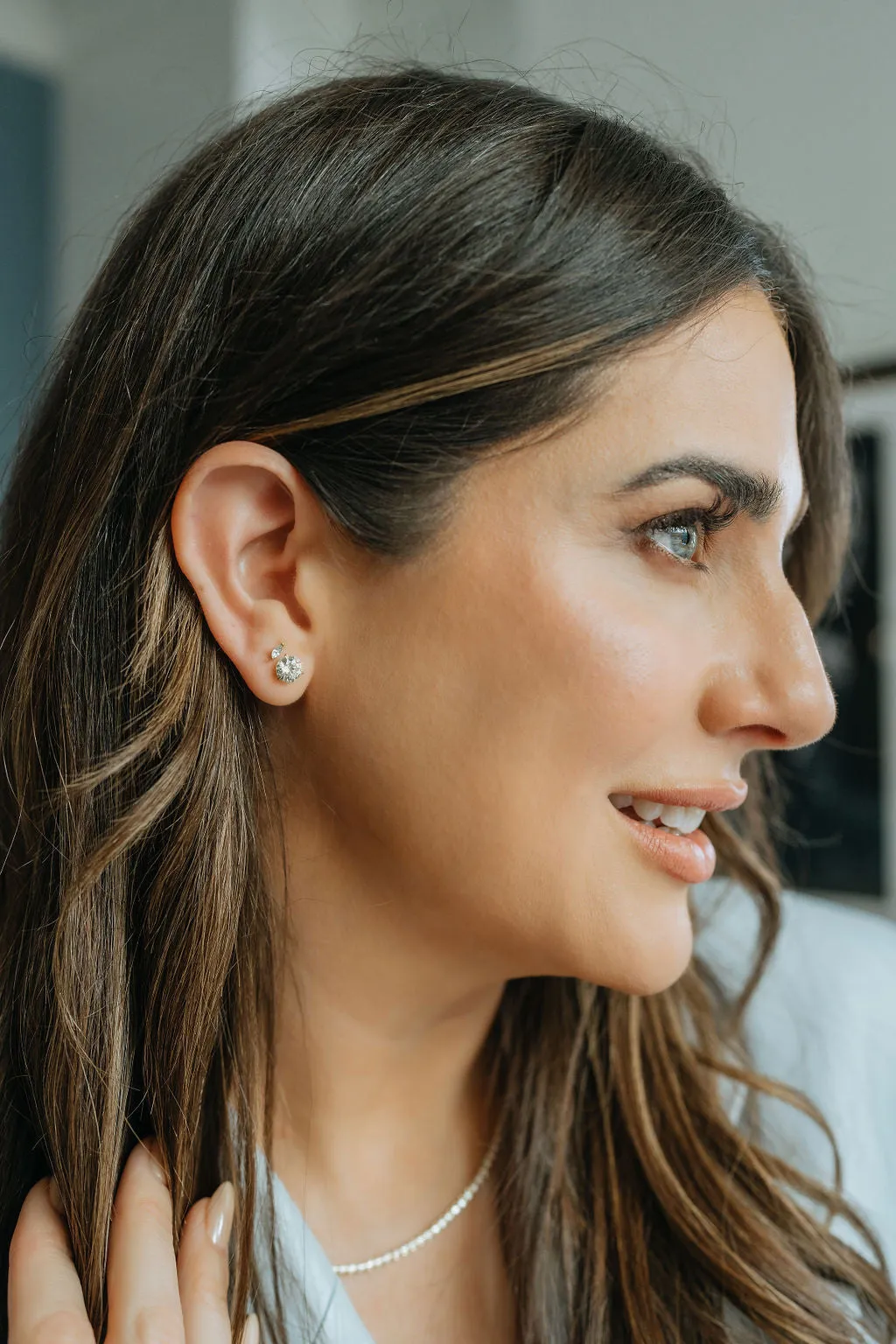 Half Carat Each Diamond Studs (1 carat total weight)