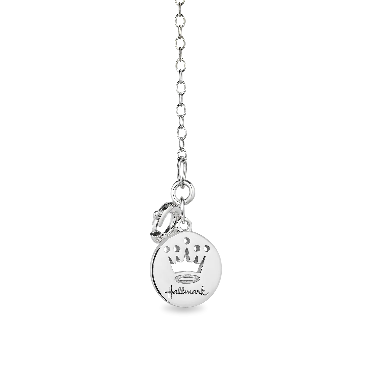 Hallmark Fine Jewelry Two-of-a-Kind Diamond Slice Pendants in Sterling Silver with Diamonds