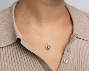 Hallow Evil Eye Necklace - 18K Gold Vermeil
