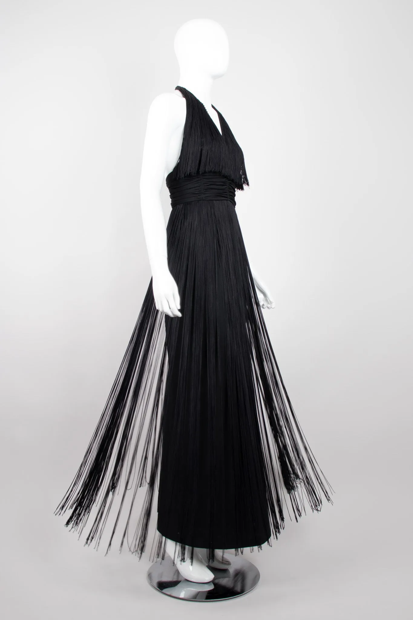 Halter Fringe Dress