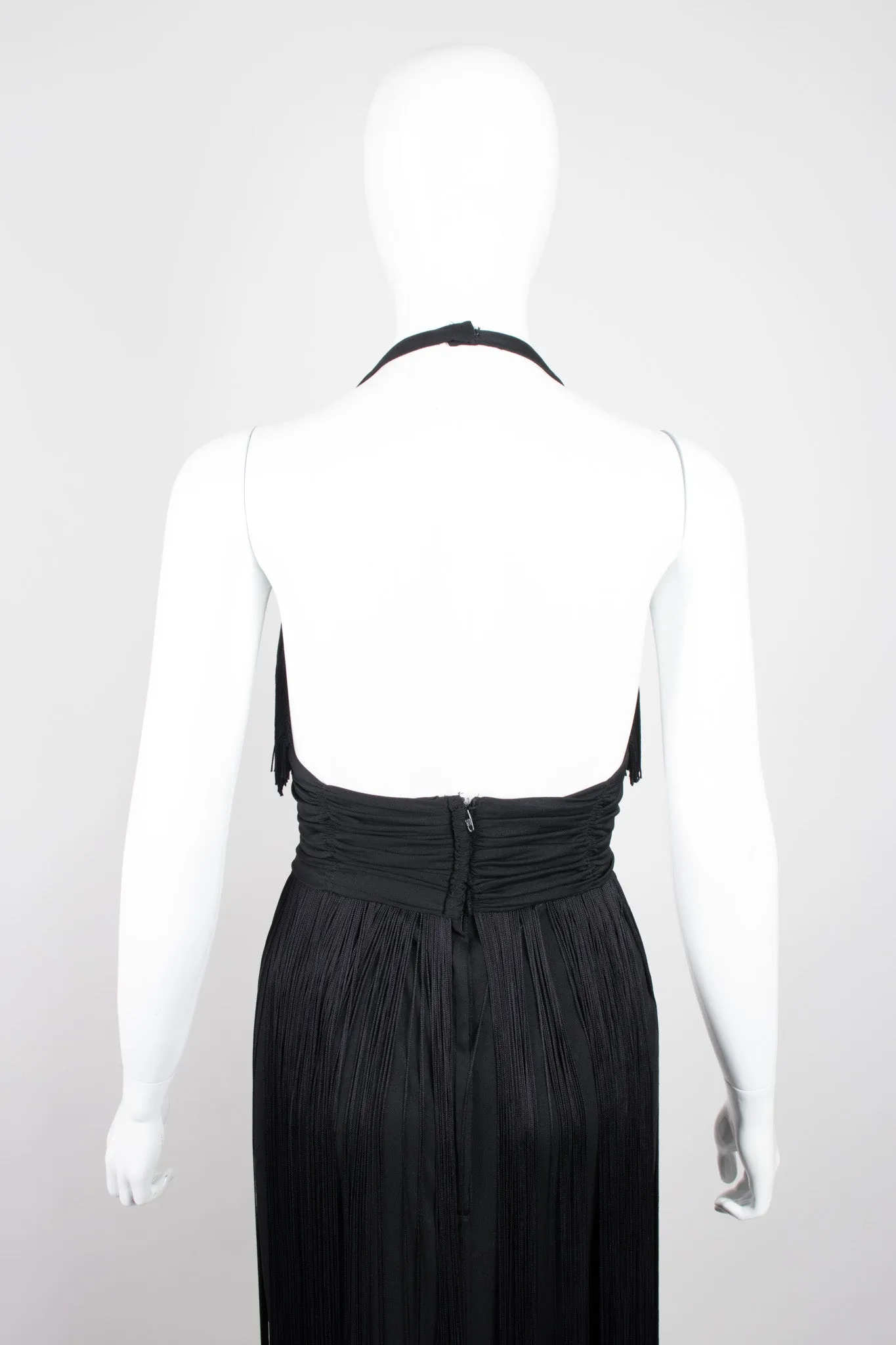 Halter Fringe Dress