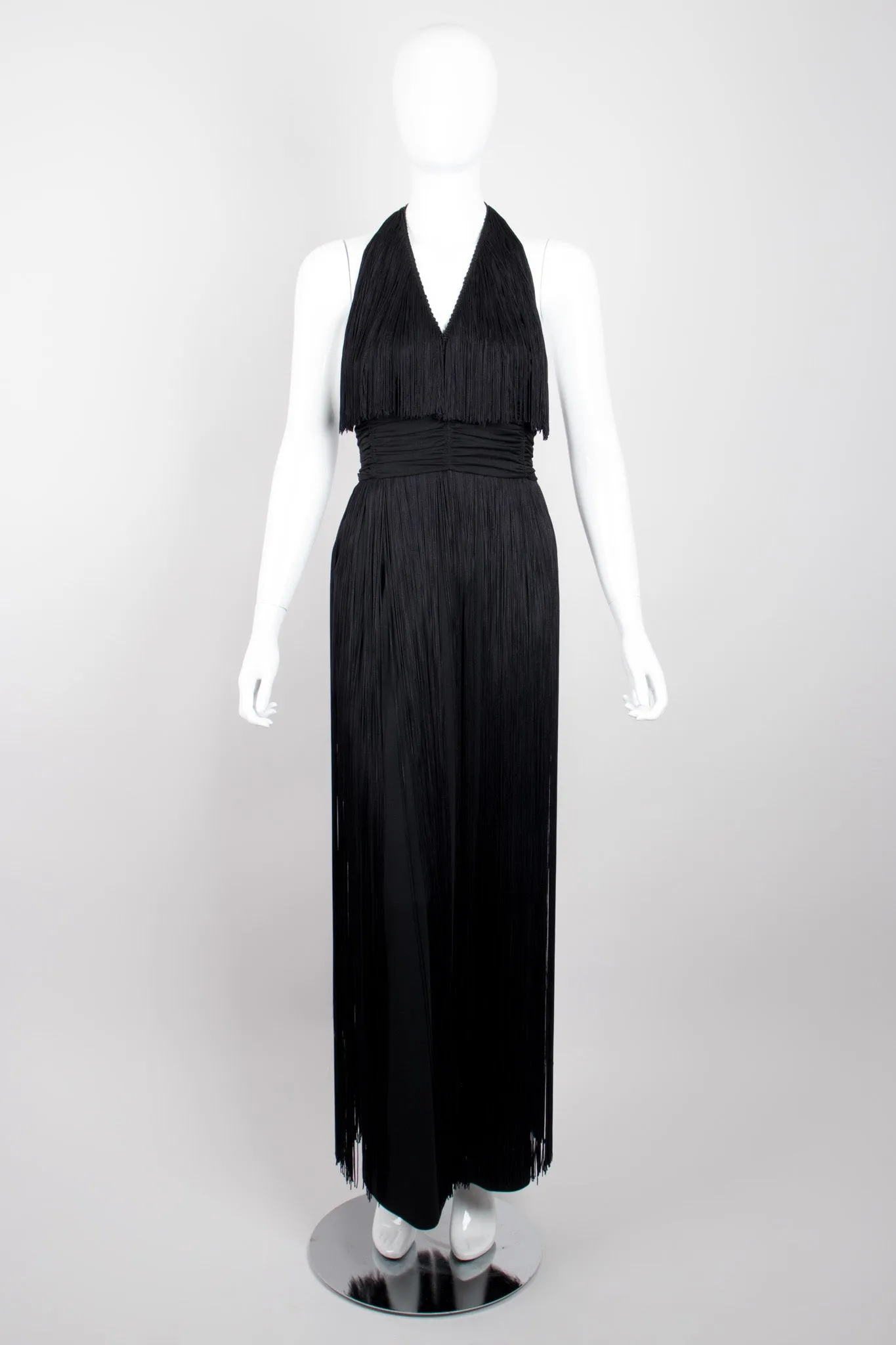 Halter Fringe Dress