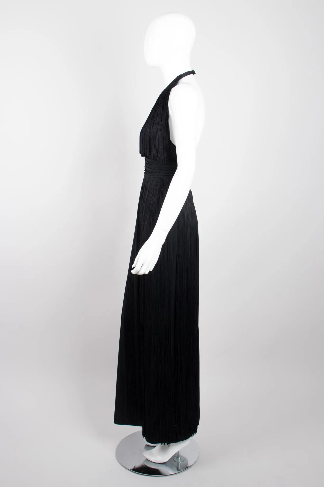 Halter Fringe Dress