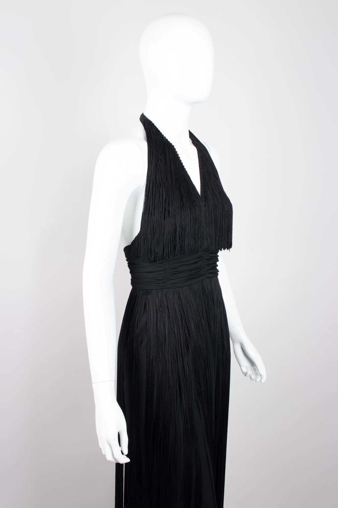 Halter Fringe Dress