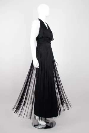 Halter Fringe Dress