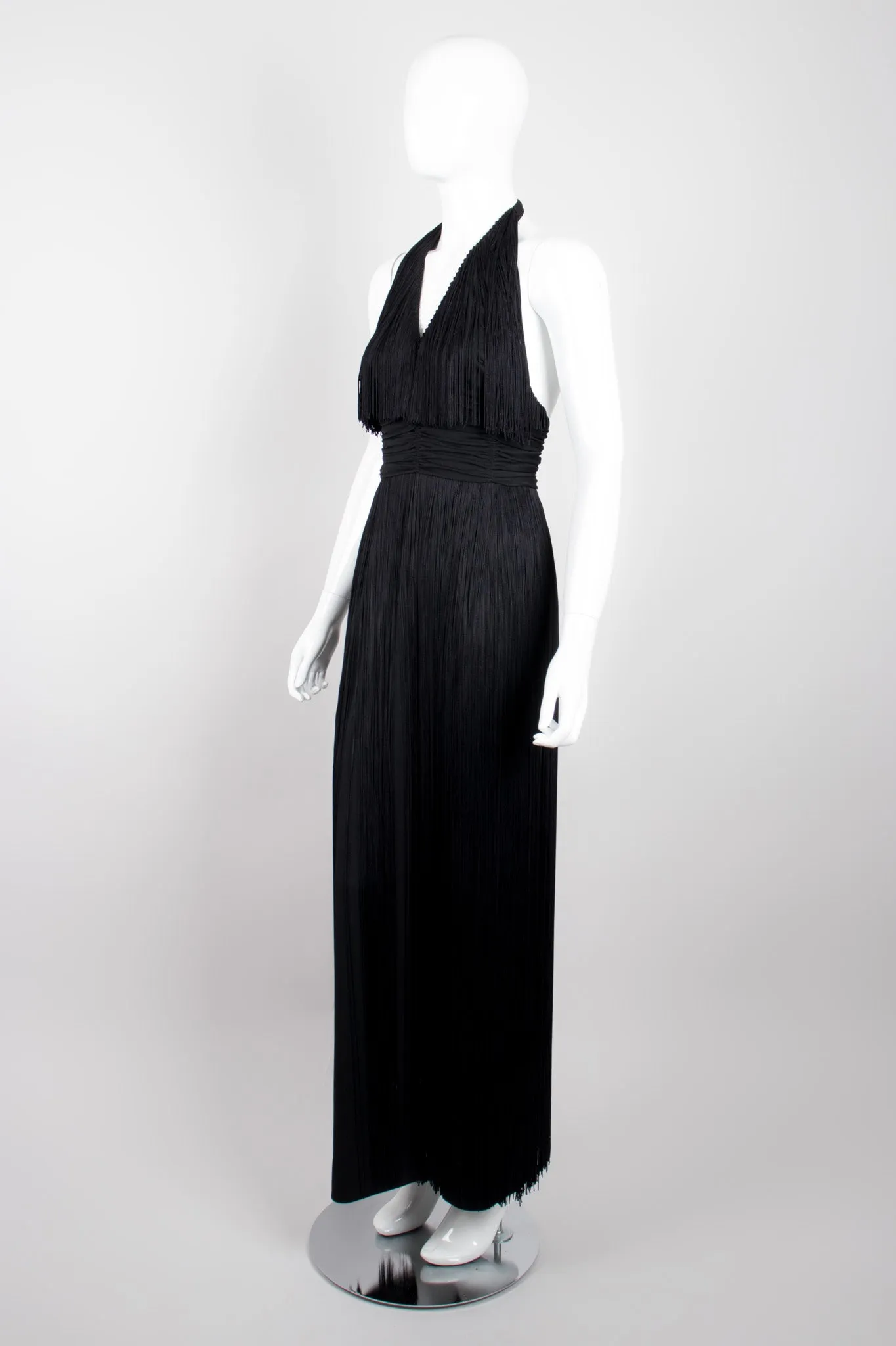 Halter Fringe Dress