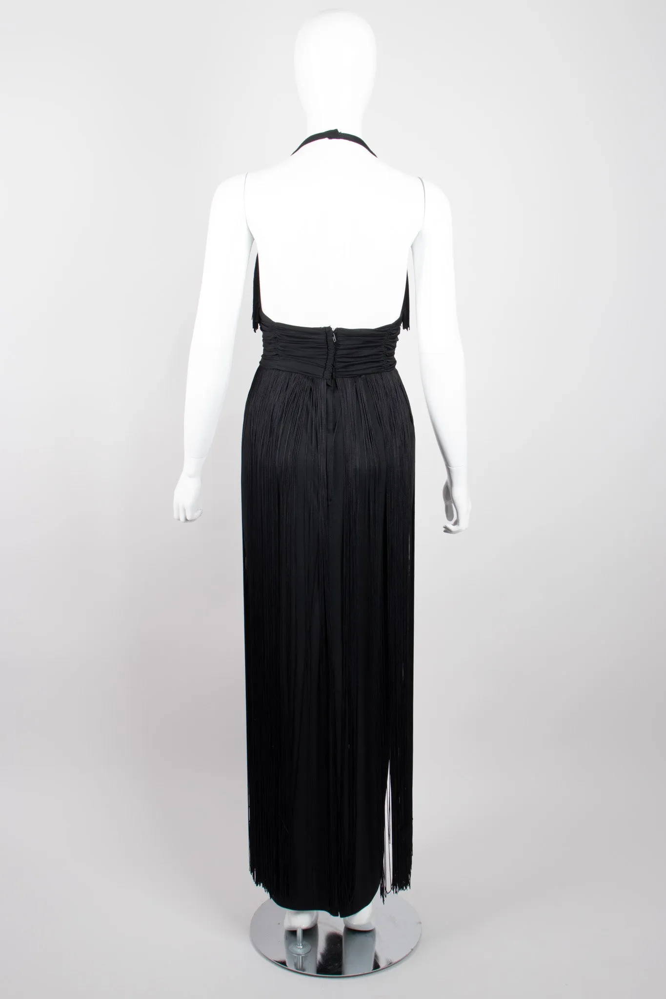 Halter Fringe Dress
