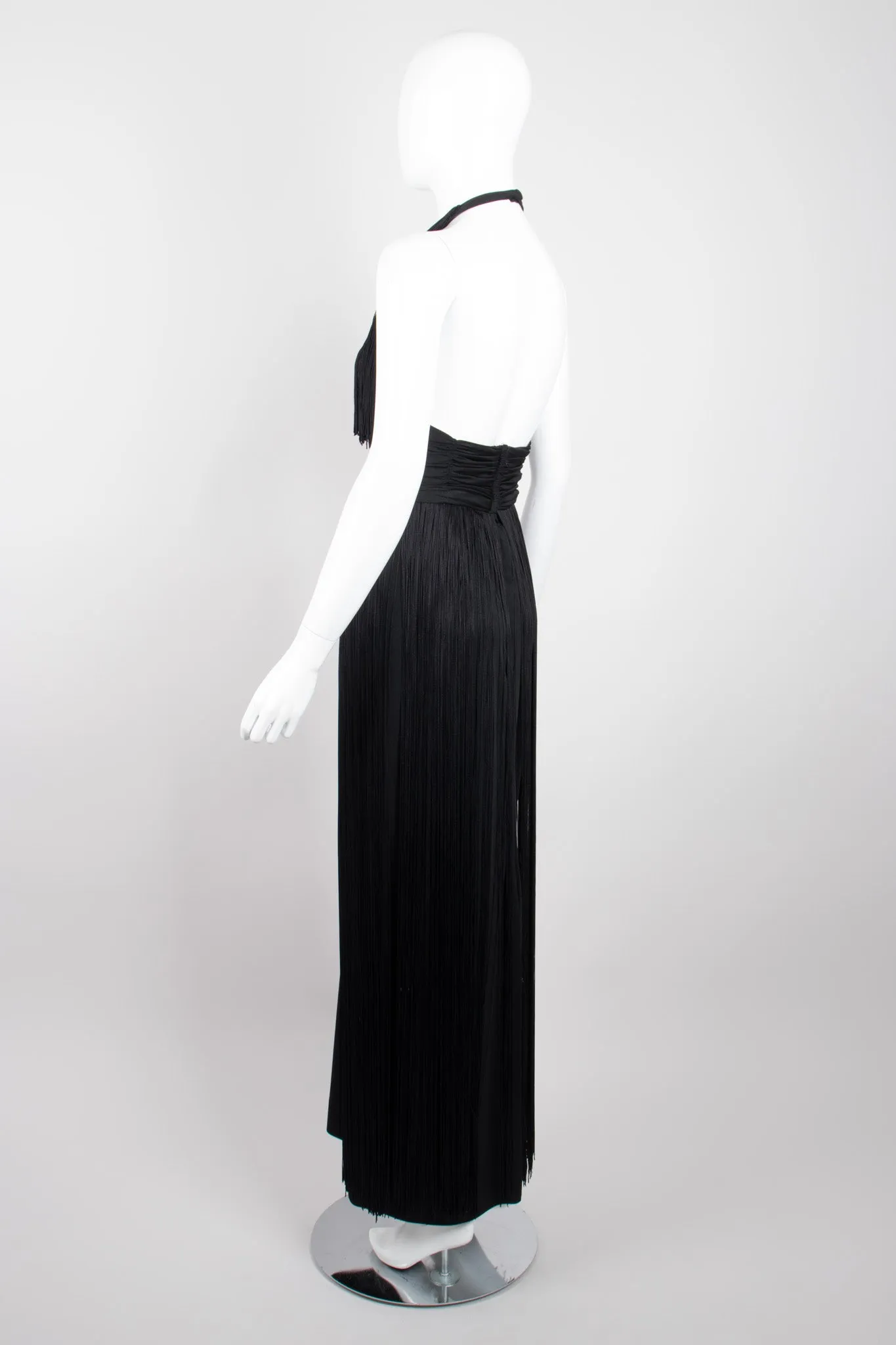 Halter Fringe Dress