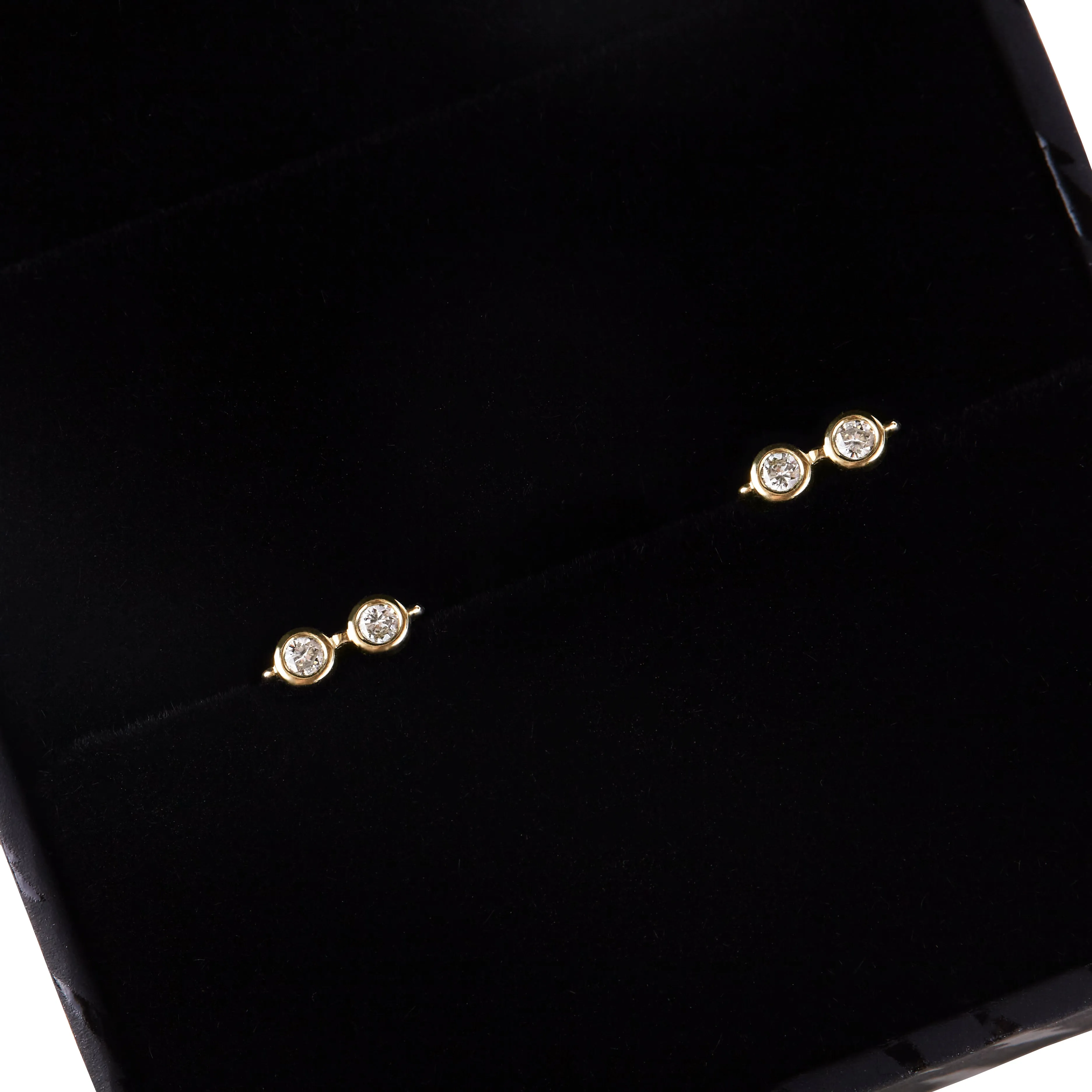 Harry's Glasses Diamond Stud Earrings