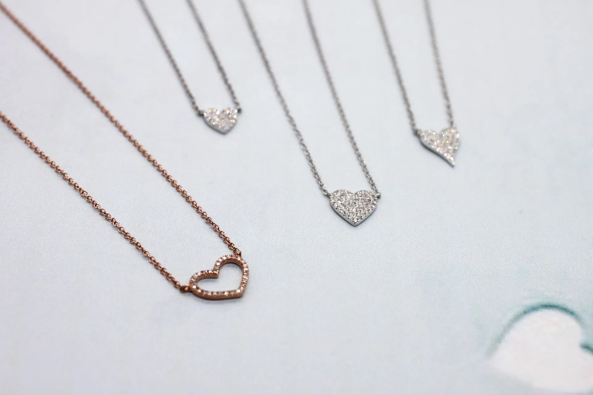 Heart Pave Necklace