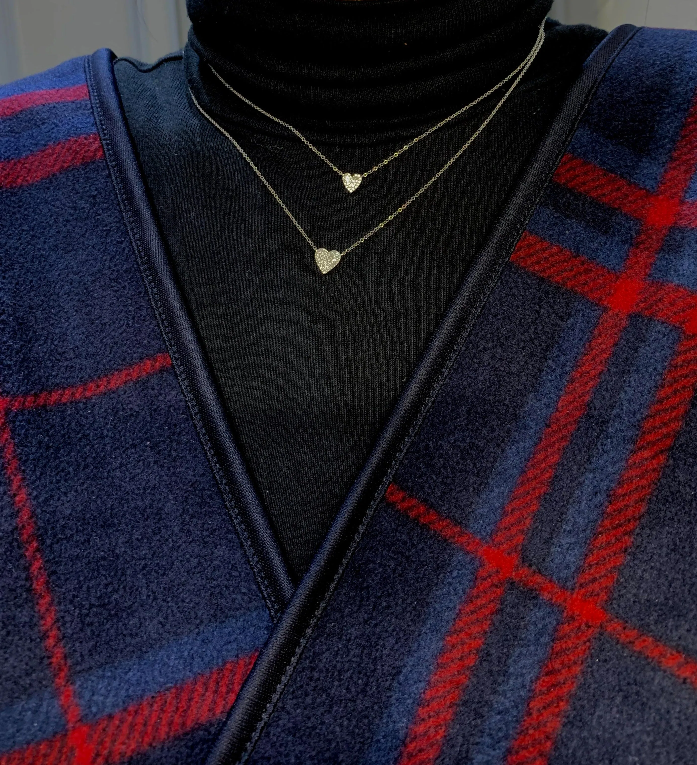 Heart Pave Necklace