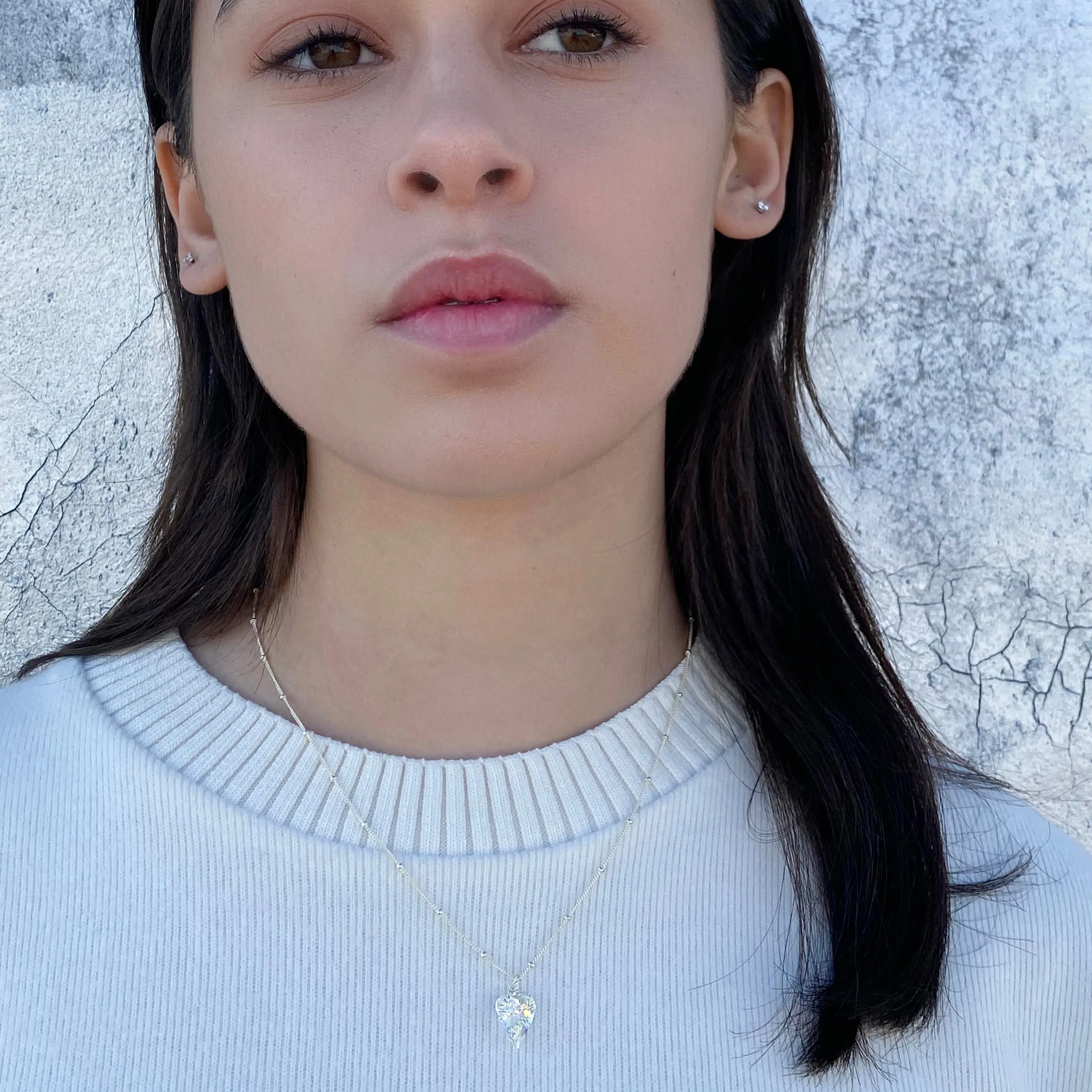 HEART SILVER NECKLACE