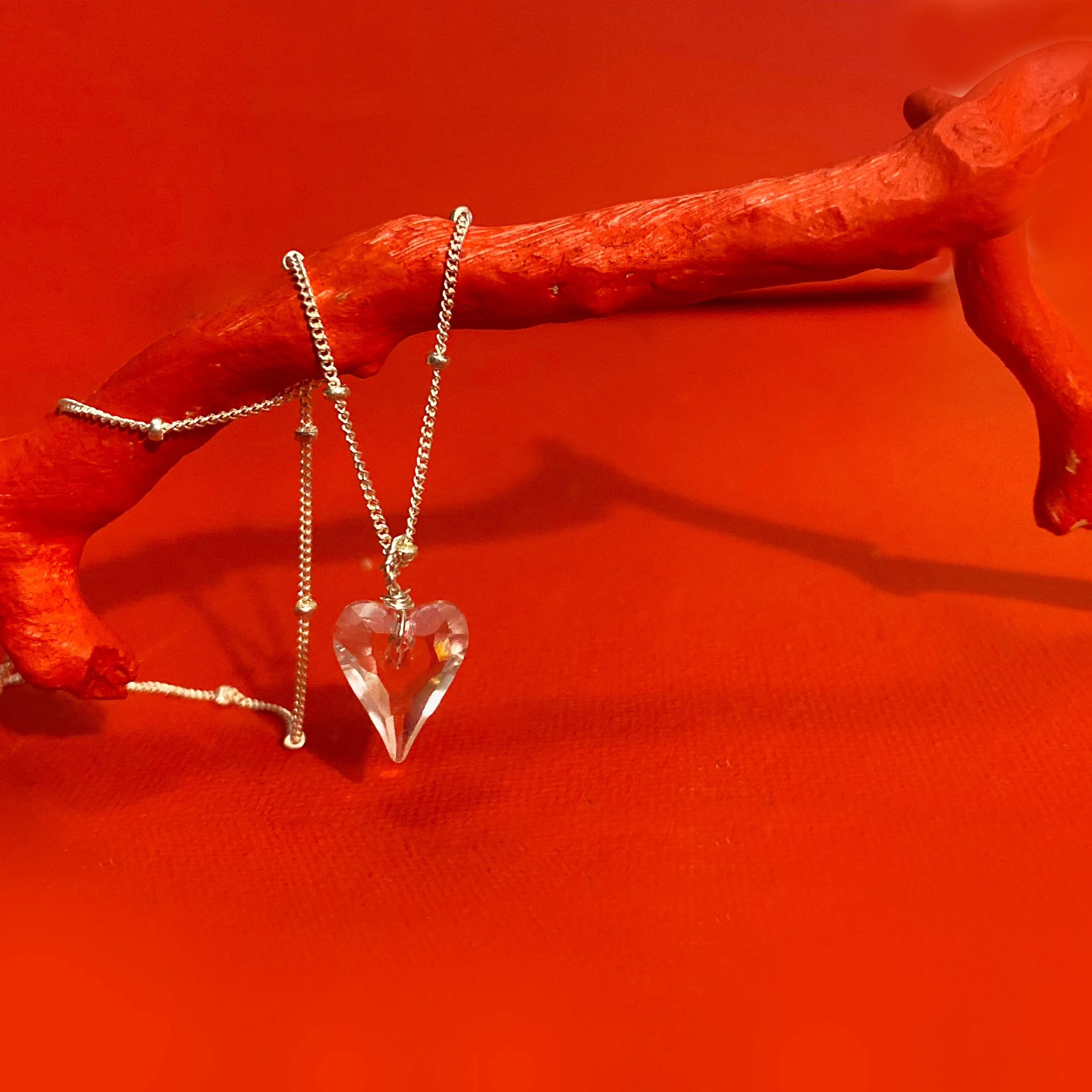 HEART SILVER NECKLACE