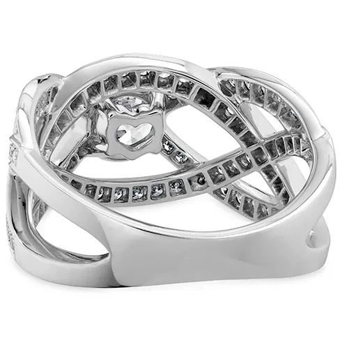 Hearts On Fire Intertwining Diamond Engagement Ring