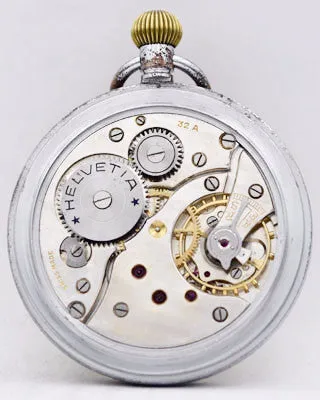 HELVETIA MILITARY POCKET WATCH