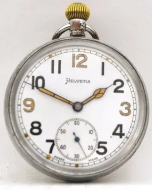 HELVETIA MILITARY POCKET WATCH