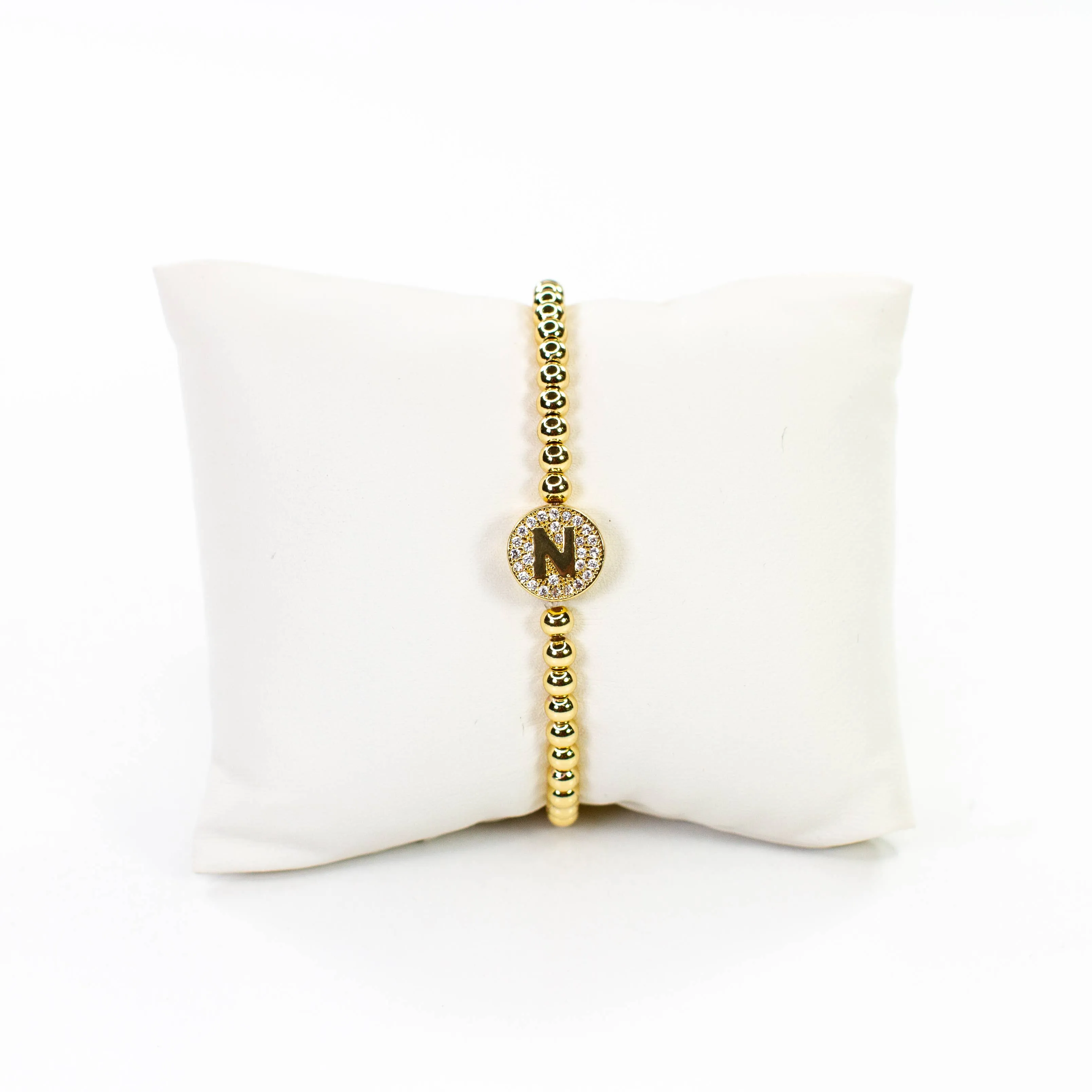 Initial Simulated Diamond Bracelet: M