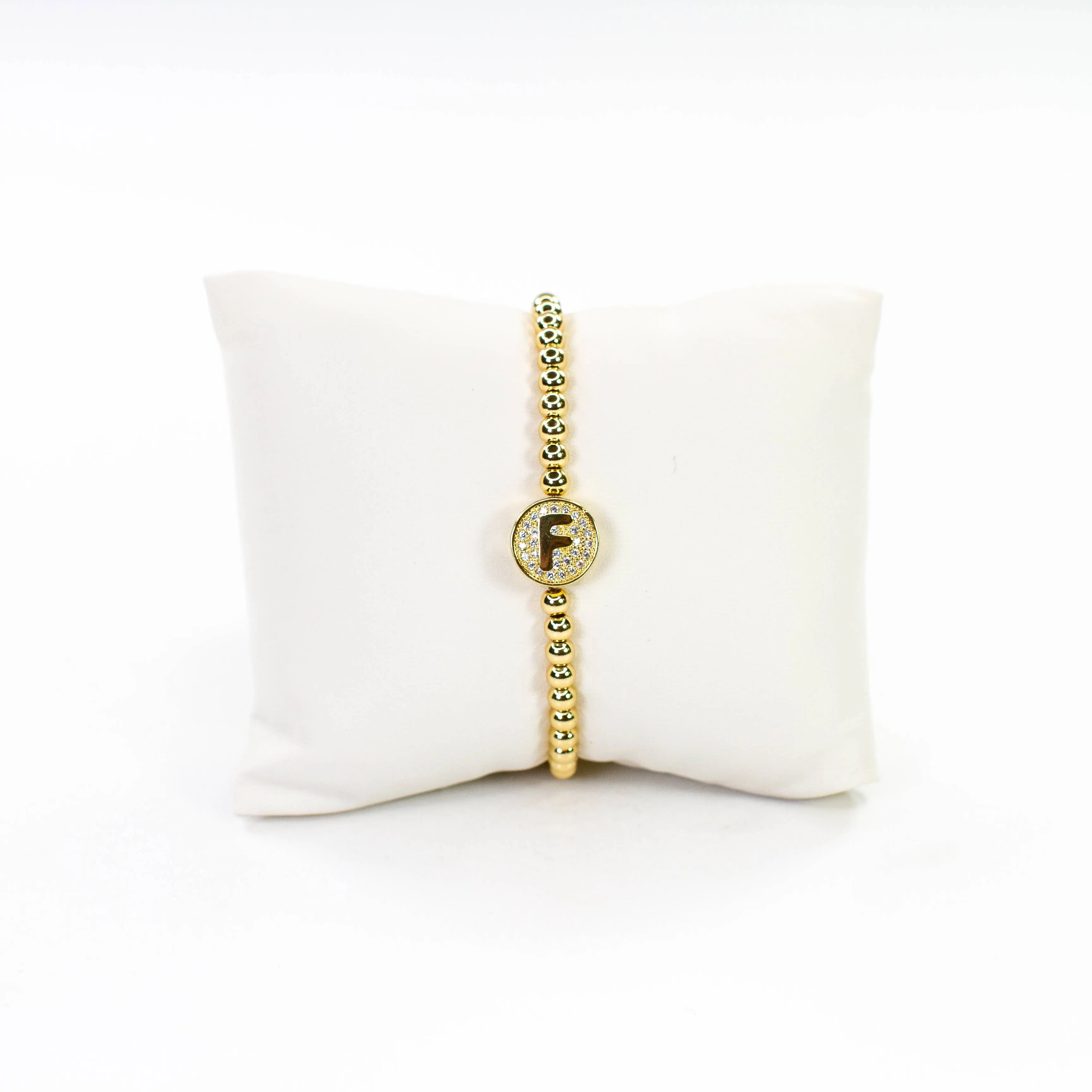 Initial Simulated Diamond Bracelet: M