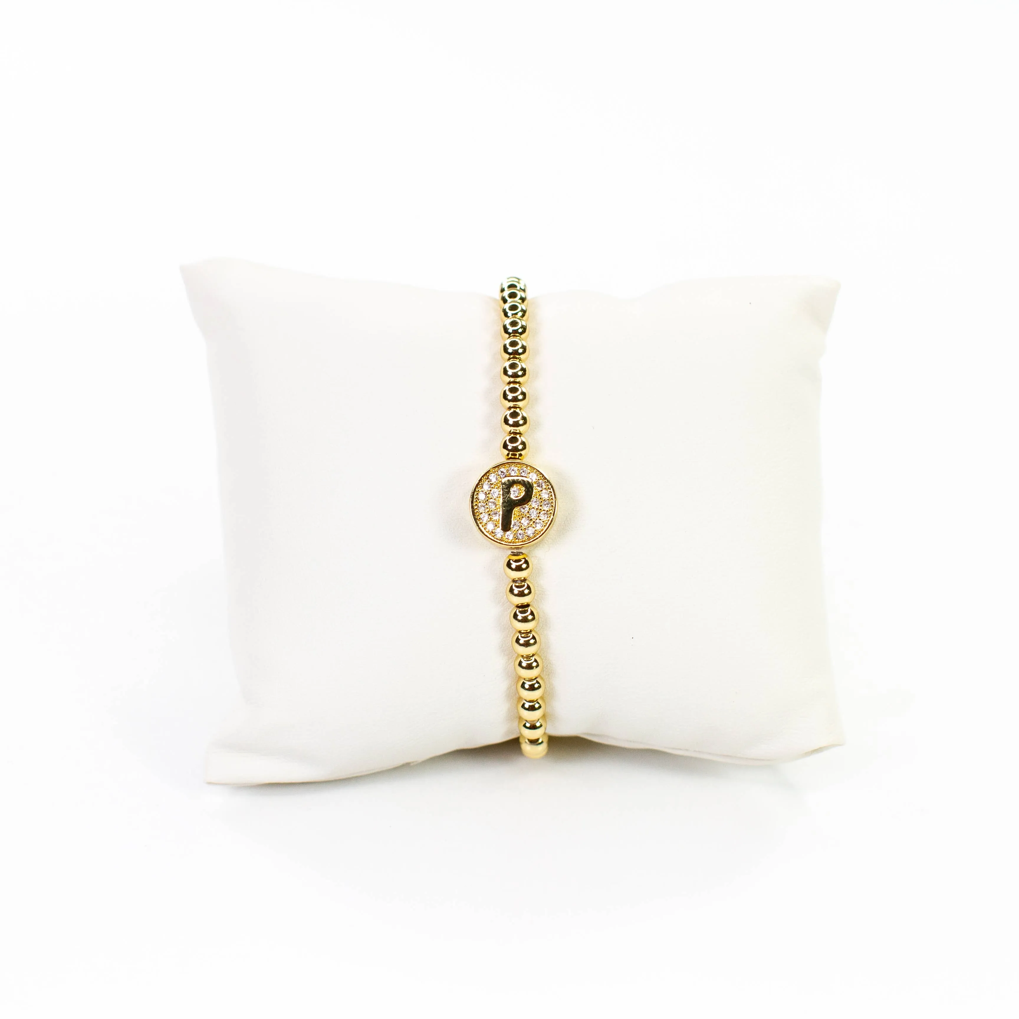 Initial Simulated Diamond Bracelet: M