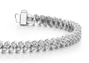 Italic Diamond Tennis Bracelet Lab-Grown Diamond with 6.15 ct.(finished) 2.5mm