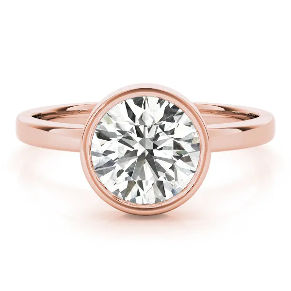 Jasmine Bezel-set Diamond Engagement Ring