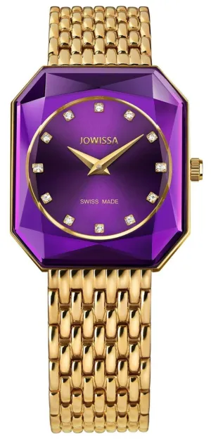 Jowissa Swiss Made Purple Dial Analog Watch For - Ladies J8.081.M
