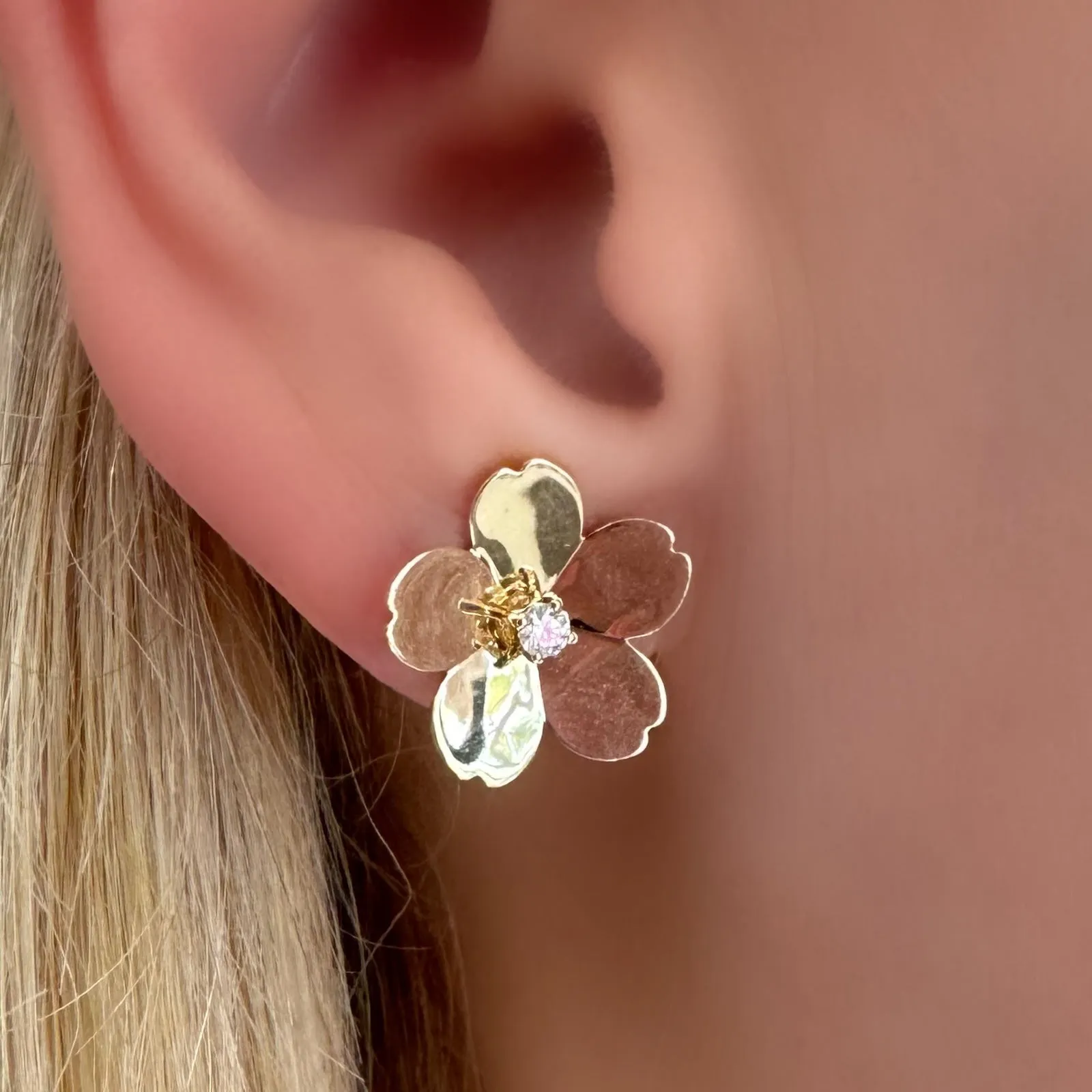Jumbo Cherry Blossom Studs
