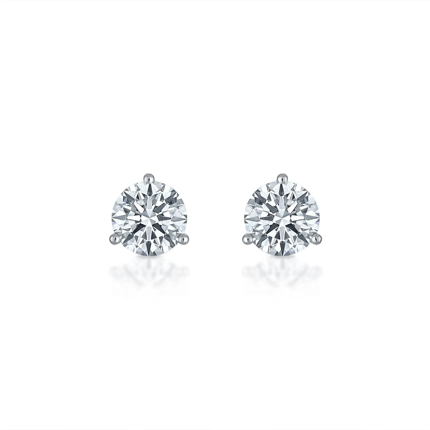 Lab Grown Diamond Studs - 3 Ctw