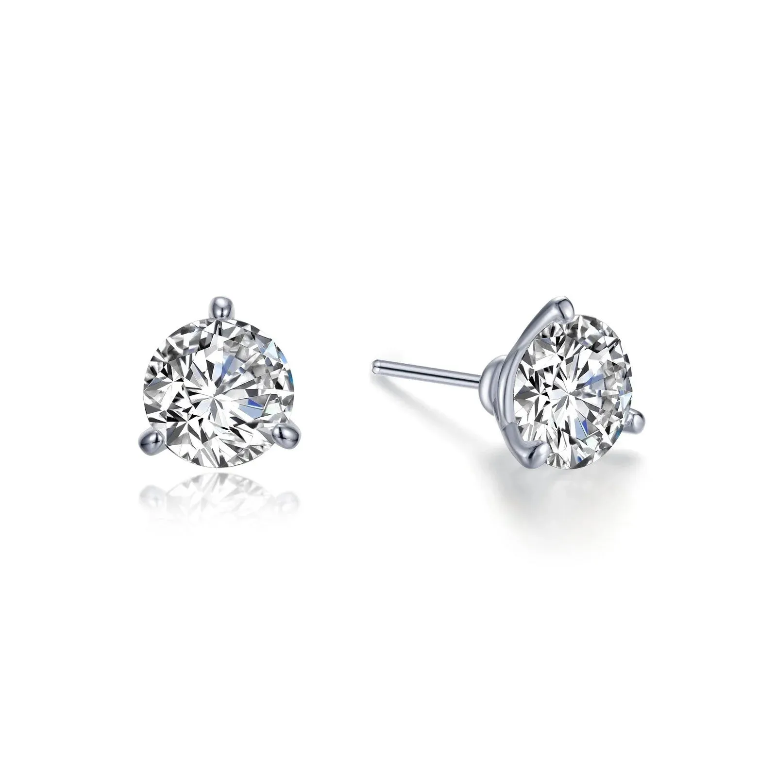 Lafonn 1 CTW 3 Prong Martini Stud Earrings (100445)