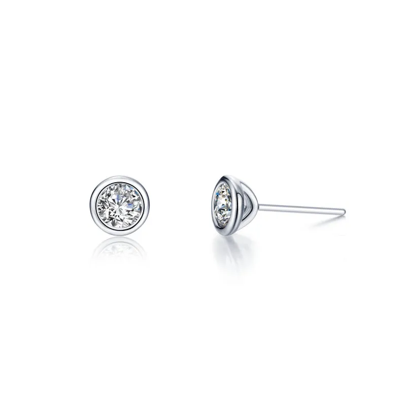 Lafonn 1 CTW Solitaire Stud Earrings