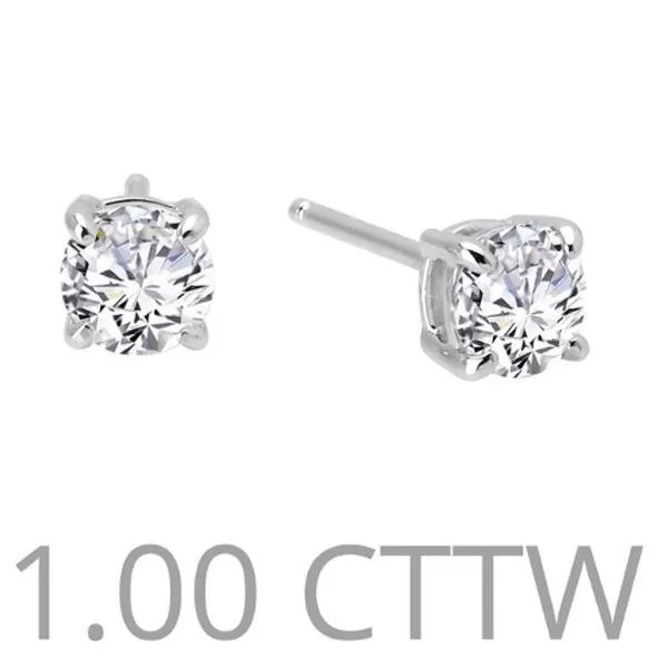 Lafonn 1.00 Carat Simulated Diamond Round Stud Earrings