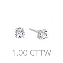 Lafonn 1.00cttw Simulated Diamond Earrings in Sterling Silver (77182)
