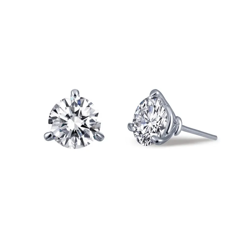 Lafonn 2.5 CTW Solitaire Stud Earrings
