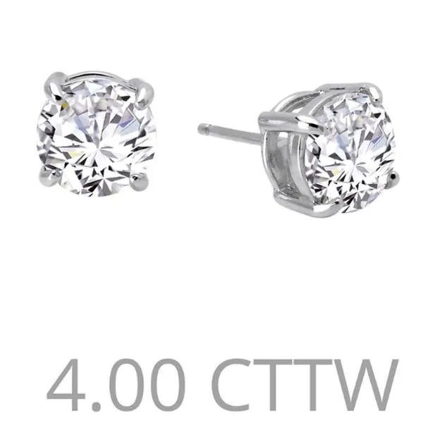 Lafonn 4.00 Carat Simulated Diamond Round Stud Earrings