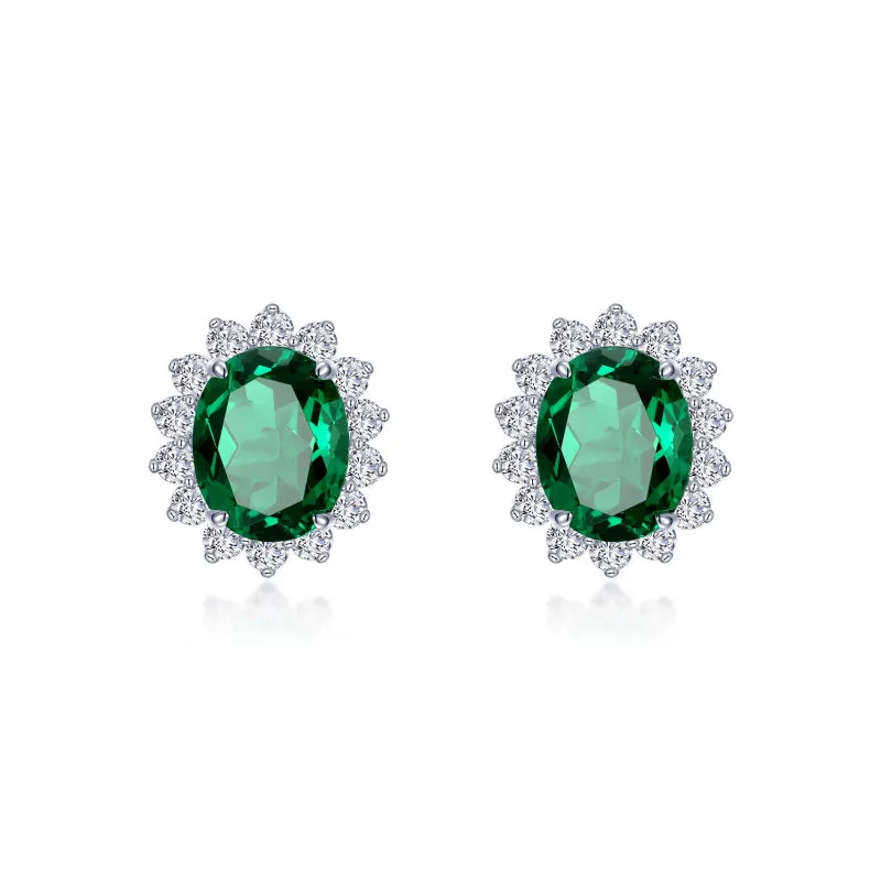 Lafonn 6.2 CTW Halo Stud Earrings