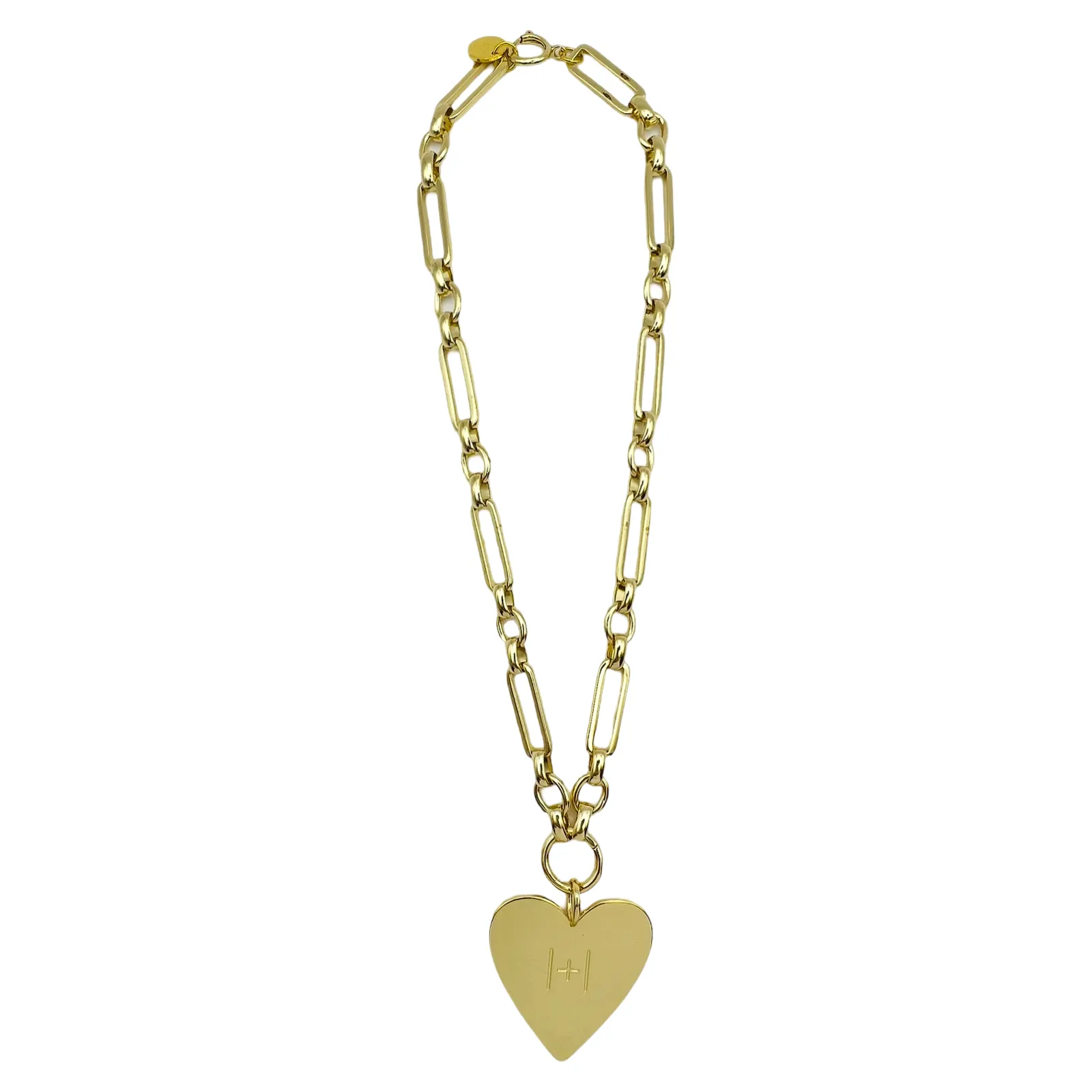 Large Heart Pendant Necklace
