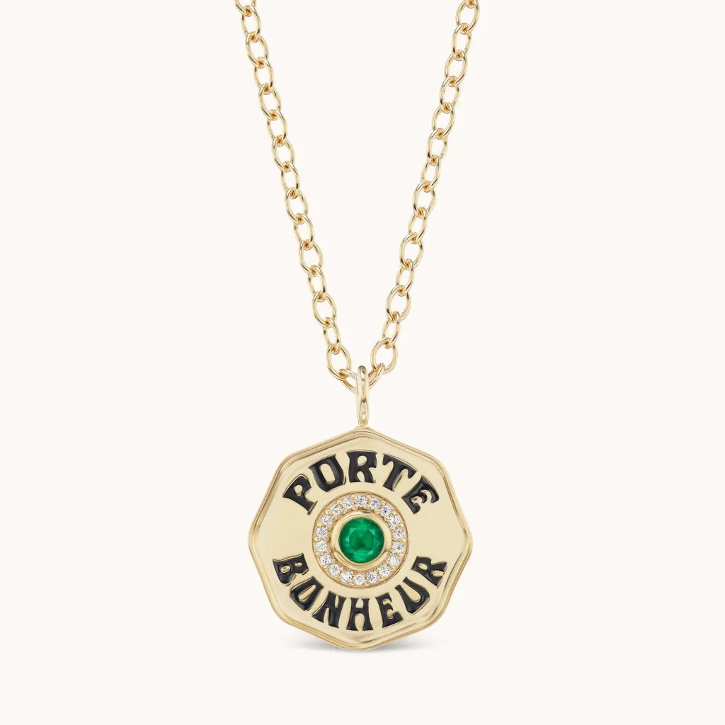 Large Porte Bonheur Emerald